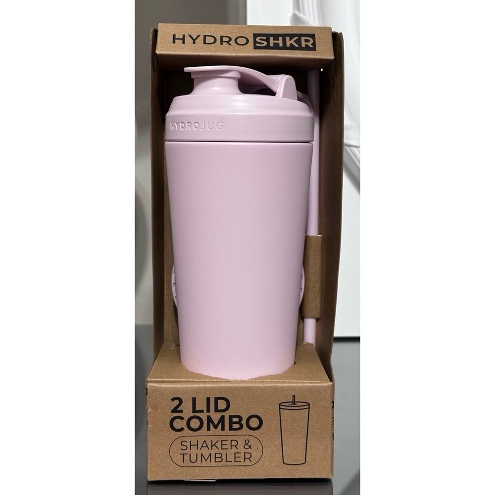 HydroJug 24oz Hydro Stainless Steel SHKR Bottle, PINK SAND -‎ DISCONTINUED